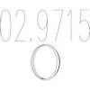 MTS 02.9715 Gasket, exhaust pipe